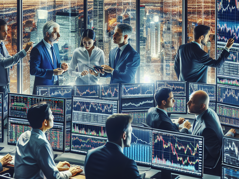 Traders analyzing market charts